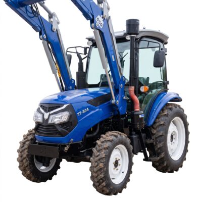 XINGTAI XT-504 с кабиной и челюстным фронтальным погрузчиком